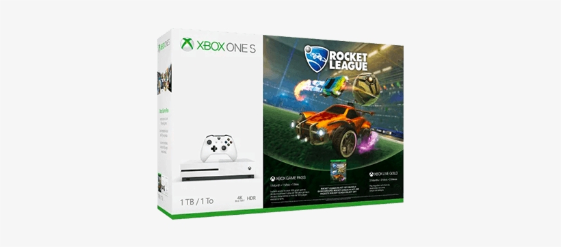 Xbox One S 1tb - Xbox One S With Rocket League, transparent png