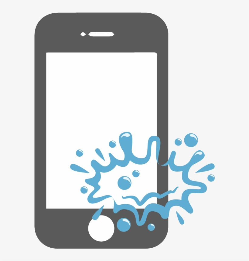 Bring In Your Water Damaged Phone Today - Water Drop Splash Vector Png, transparent png