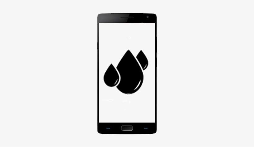 Water Damage Mobile Image Png, transparent png