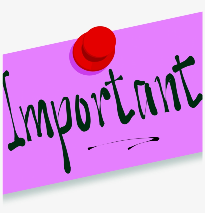 Note 34670 - Important Clip Art, transparent png