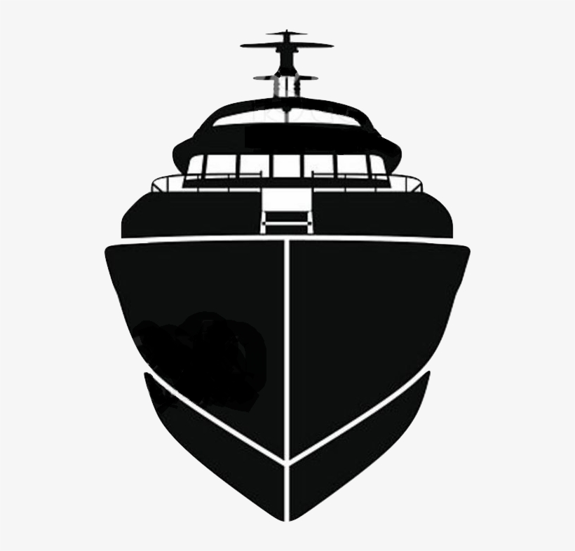 Custom Window Tinting - Schiff Frontansicht, transparent png
