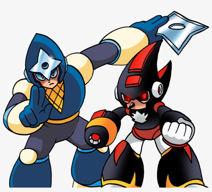Shadow Man And Shadow Man By Waniramirez - Shadow Man Mega Man Sonic, transparent png