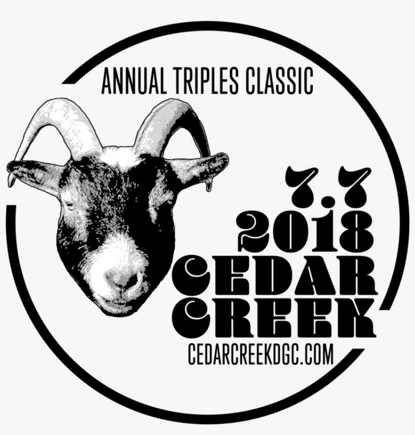 Cedarcreek Triples-2018 Discart - Goat, transparent png