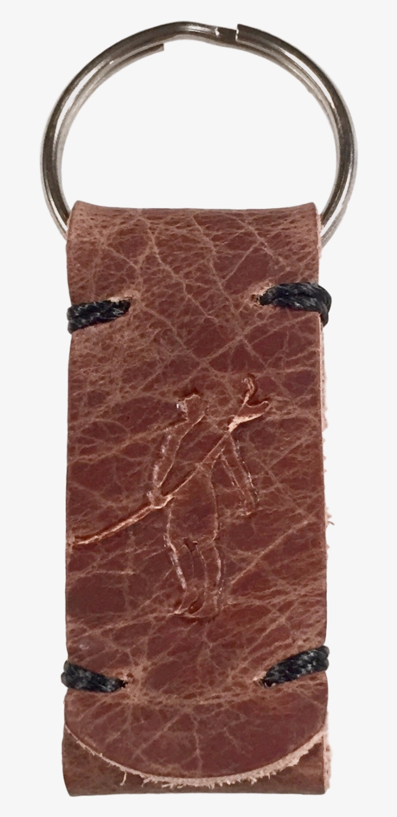 Leather Shadowman Keychain - Keychain, transparent png