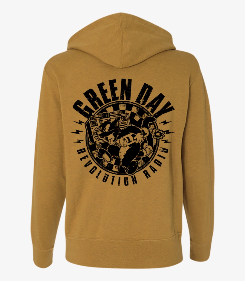 Green Day Zip Hoodie, transparent png