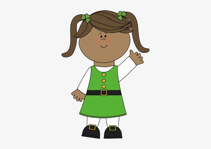 Green Day Clipart Girl - Sensory Bin Clip Art, transparent png