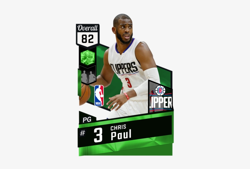 Chris Paul Emerald Card - Nba 2k18 Gilbert Arenas, transparent png