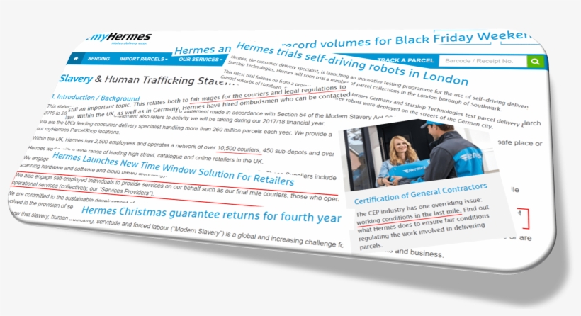 The Interview Hermes Courier - Online Advertising, transparent png