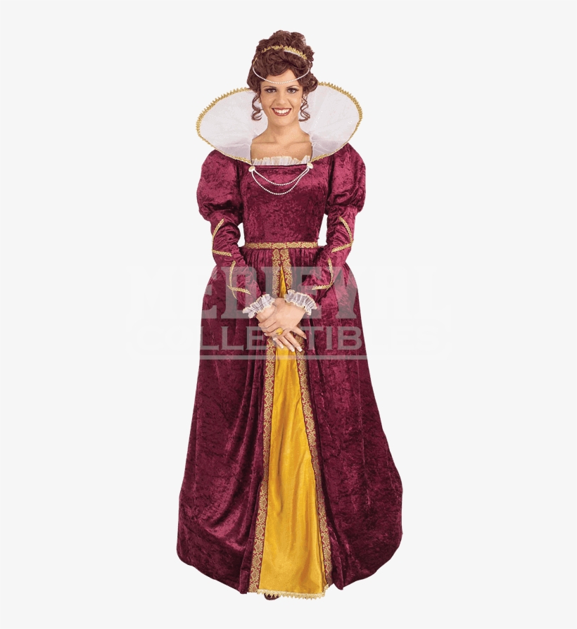 Queen Elizabeth Women's Costume - Queen Outfits Fancy Dress, transparent png
