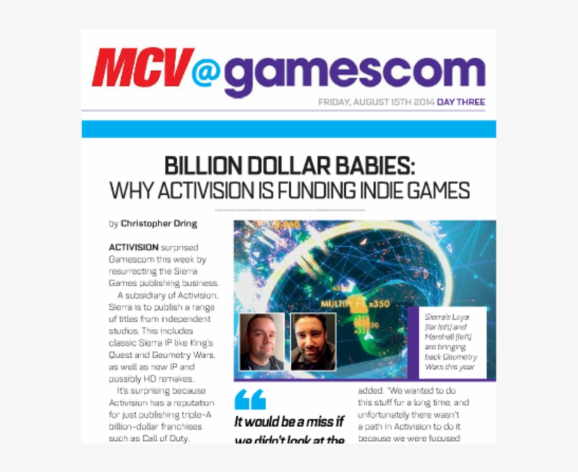 Download Mcv @ Gamescom Issue 3 For Free Right Now - Gamescom, transparent png