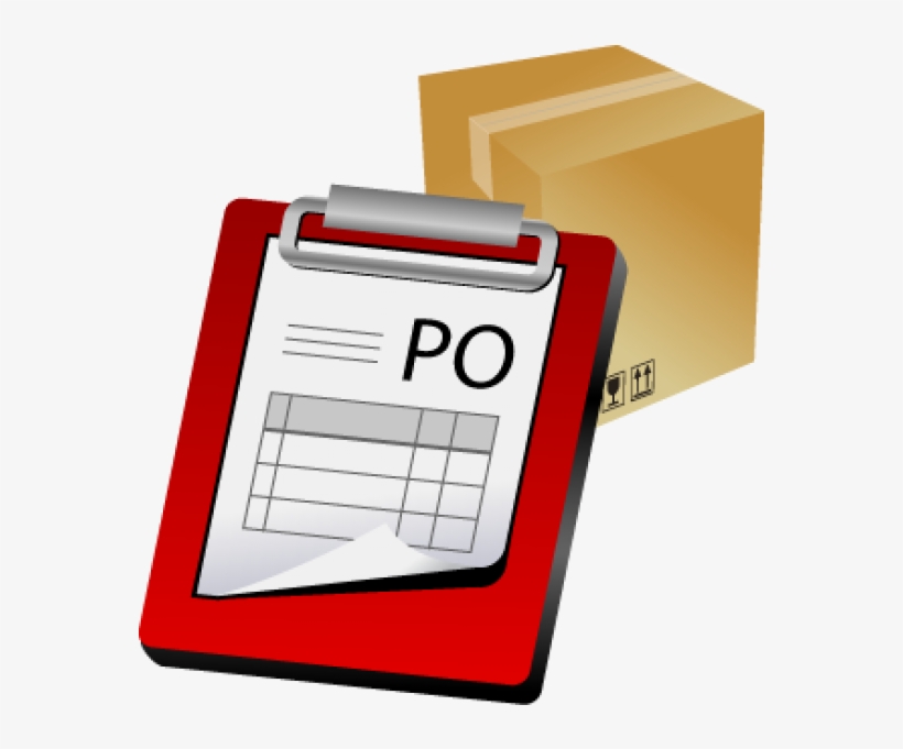 Png Black And White Library Warehouse Clipart Delivery - Purchase Order, transparent png