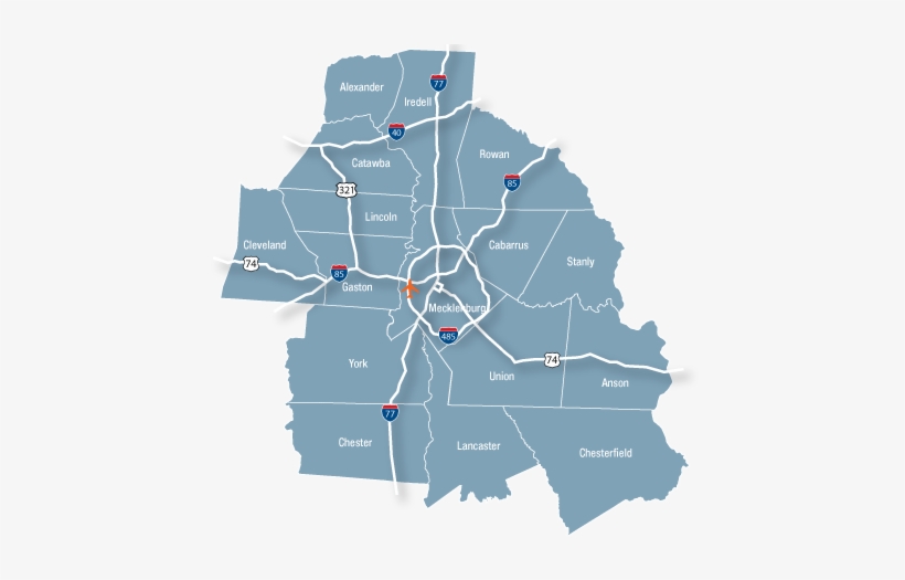 Gaston Charlotte Nc Counties 446x445 PNG Download PNGkit