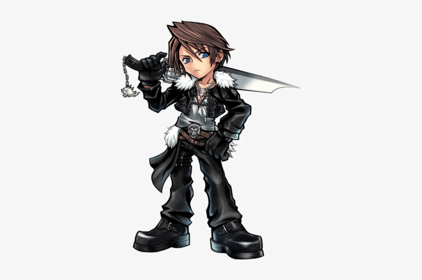 With The Help Of Mog, The Champions Of Final Fantasy - Dissidia Opera Omnia Squall, transparent png