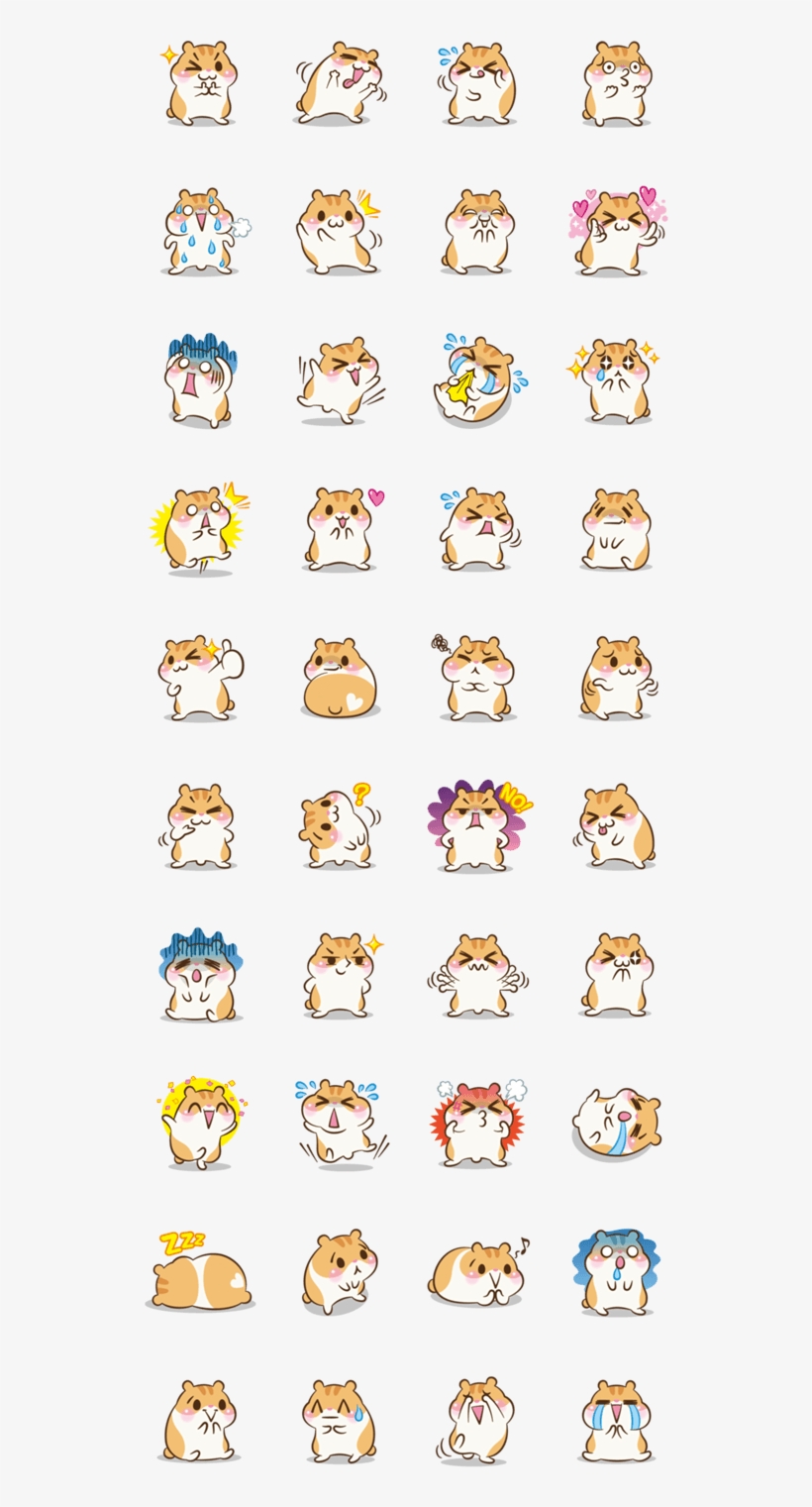 Hamster Drawing Doodle - Chloe The Hamster Sticker, transparent png