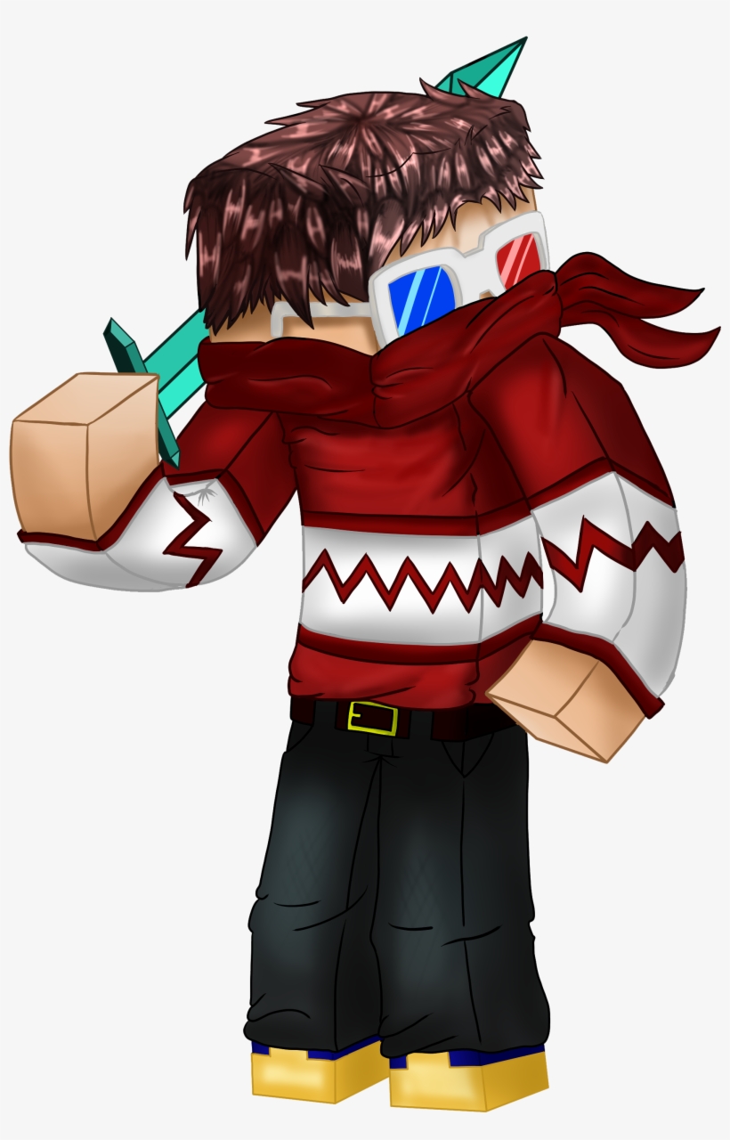 Drawn Minecraft Cool - Minecraft Drawn Avatar Png, transparent png