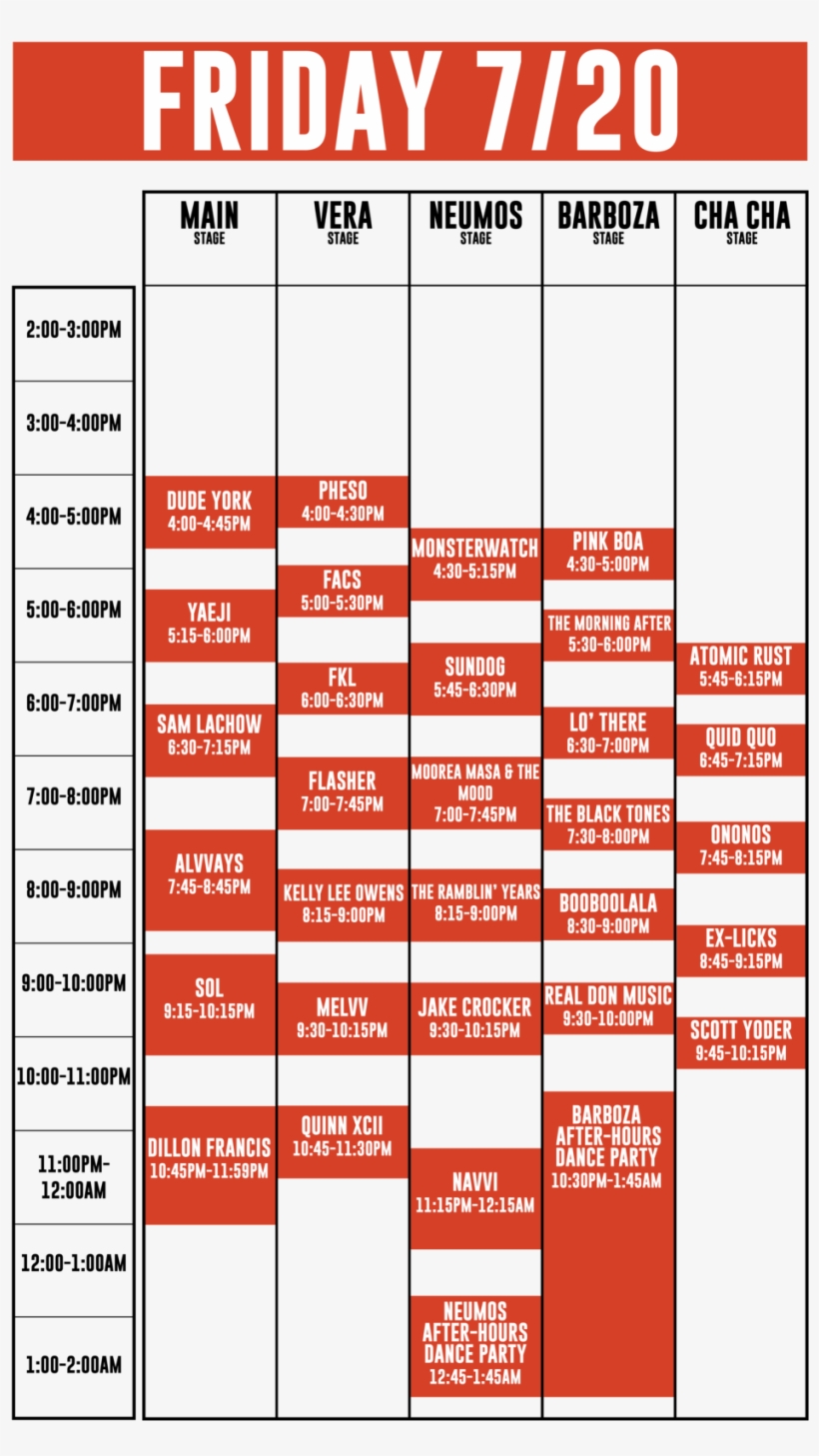 Chbp Shedule 1920 X 1080 Fri - Capitol Hill Block Party, transparent png