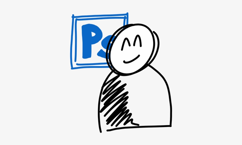Photoshop Person Icon, transparent png