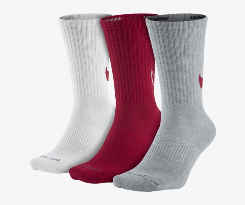 Dri-fit Cotton Swoosh Hbr Crew Socks - Nike Calceta Dry Cush Crew, transparent png