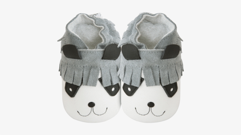 Barney The Boss - White Infant Booties And Crib Shoes By Shooshoos -, transparent png
