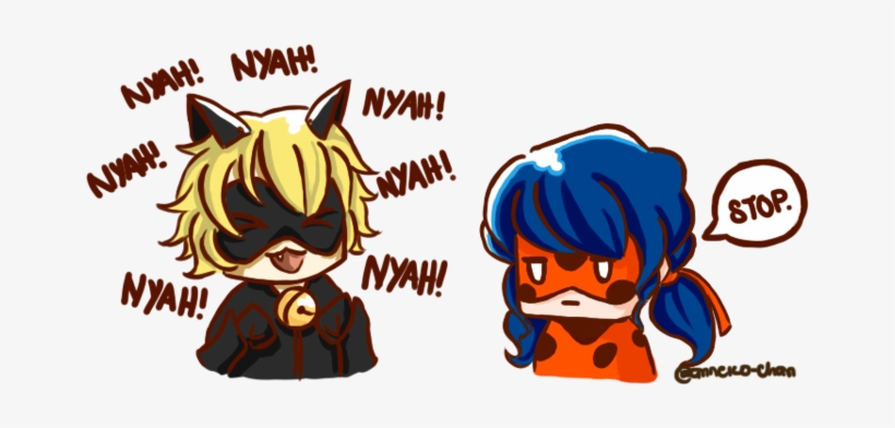 Ladybug And Chat Noir - Cartoon, transparent png