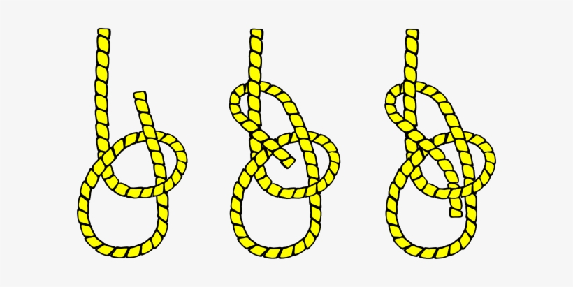 Free Vector Knot Illustration Clip Art - Noeud De Bouline, transparent png