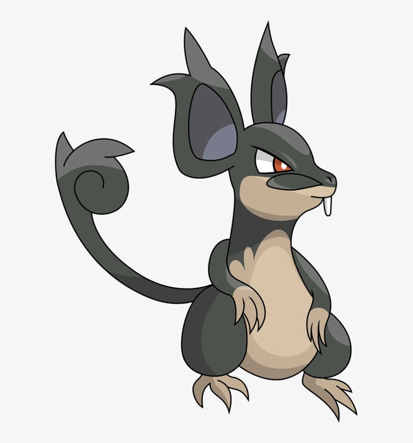Alolan Rattata Pokédex - Rattata Pokemon, transparent png