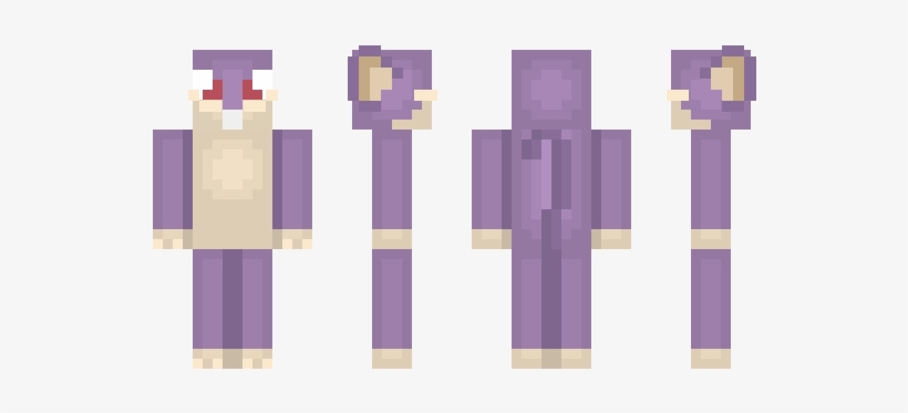 Minecraft Skin Rattata - Skins De Teletubbies Minecraft, transparent png