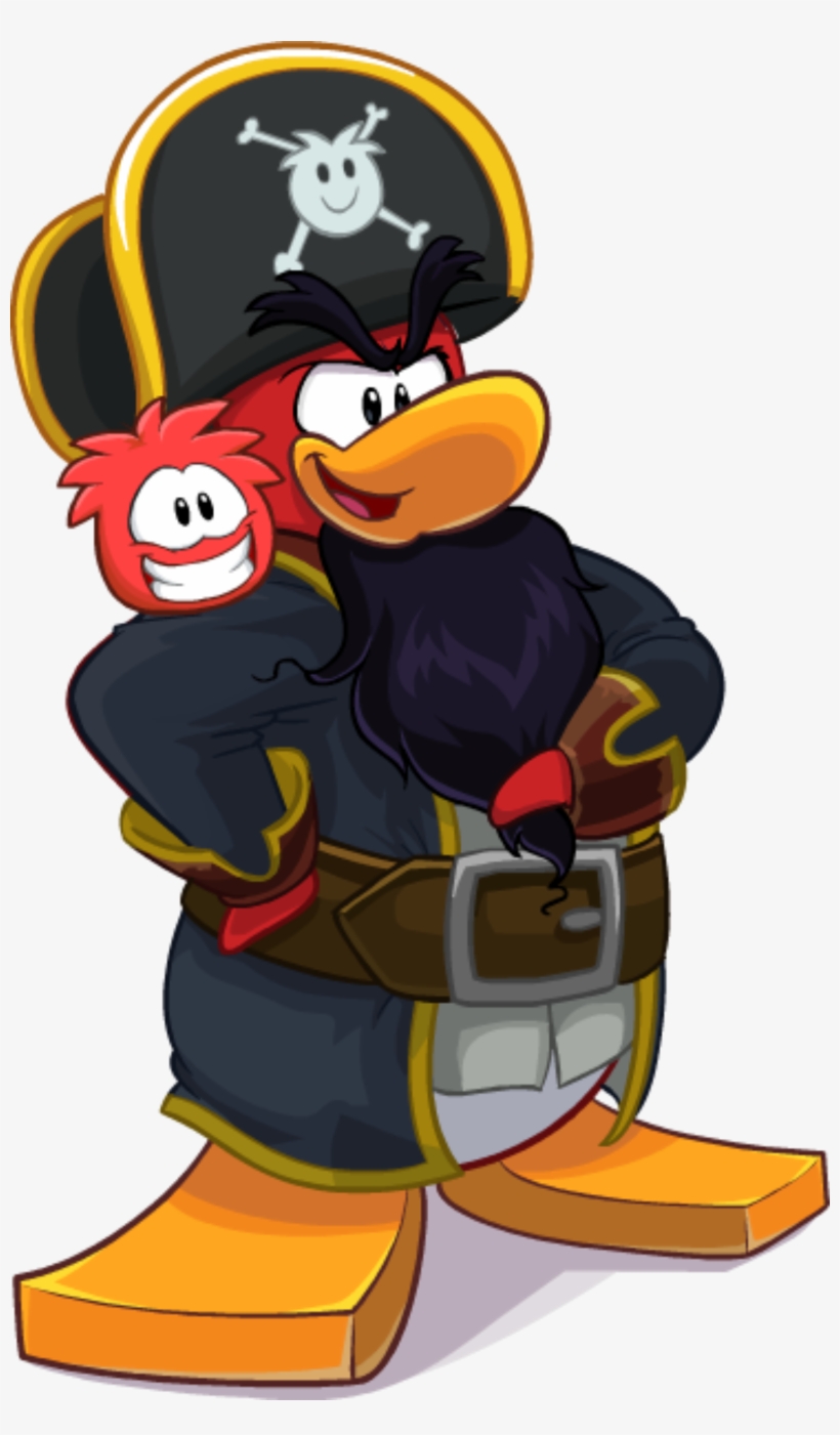 Rockhopper First Found His Pirate Puffle, When He Was - Rockhopper Club Penguin, transparent png