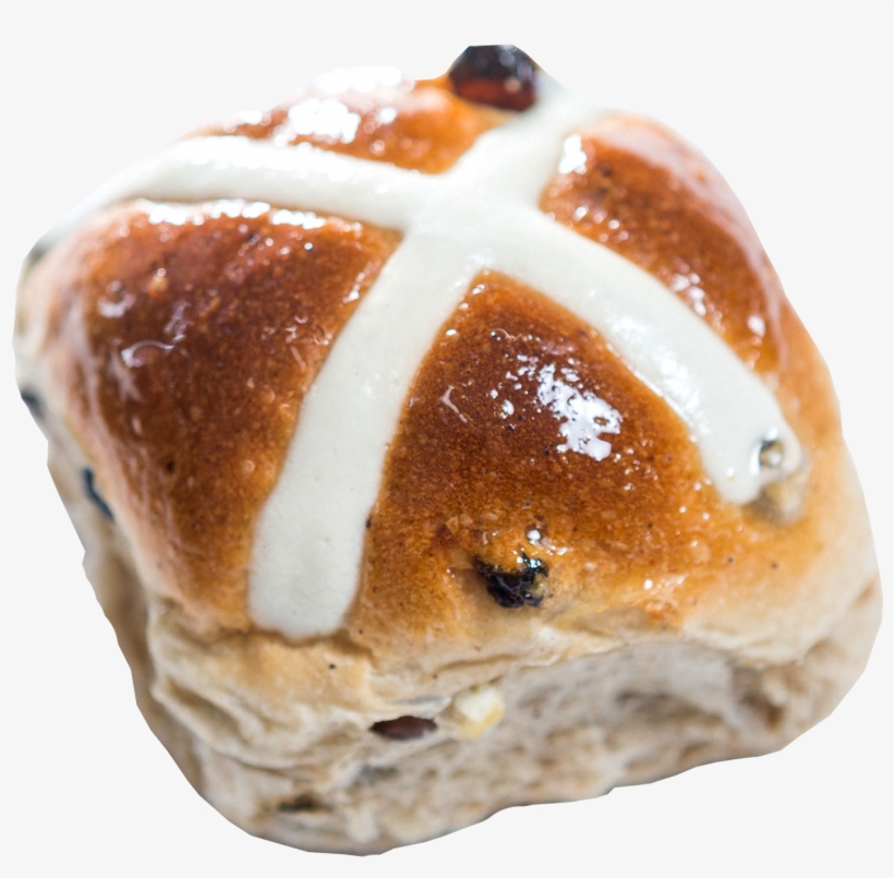 Gourmet Hot Cross Bun - Hot Cross Bun Png, transparent png