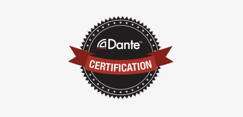 Online Dante Certification Program Now Available - Dante Certification, transparent png
