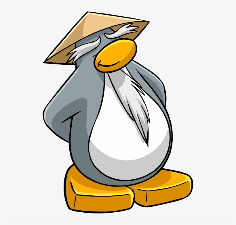 If You Are Gonna Say A Bad Pick Up Line At Least Say Club Penguin Card Jitsu Sensei 523x703 Png Download Pngkit