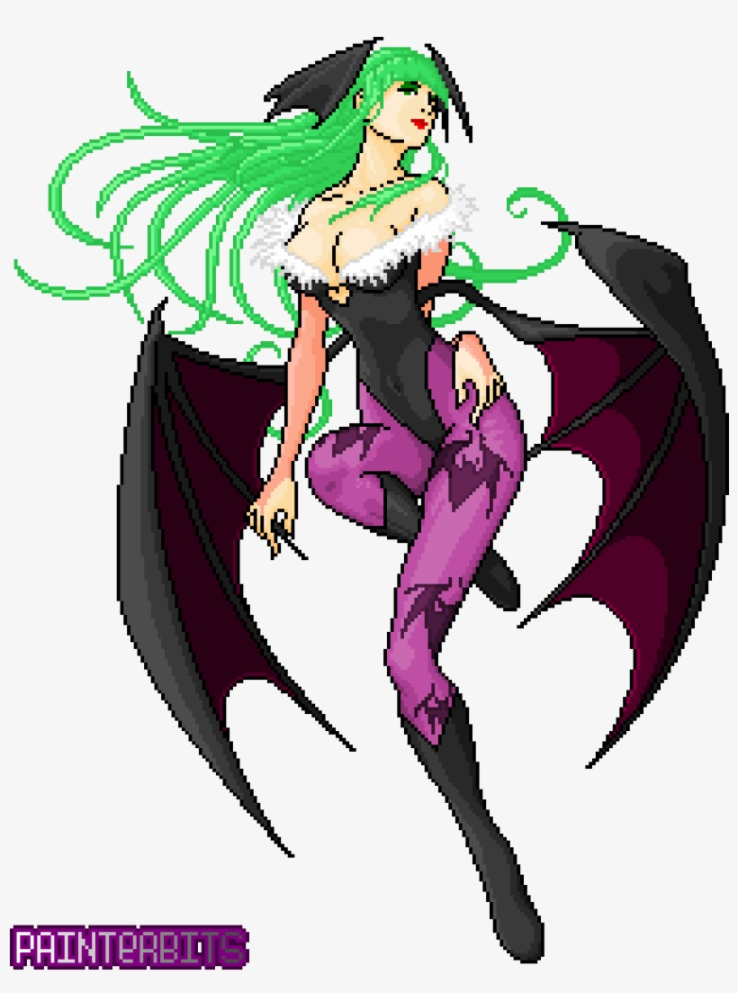 Morrigan Aensland - Digital Art, transparent png