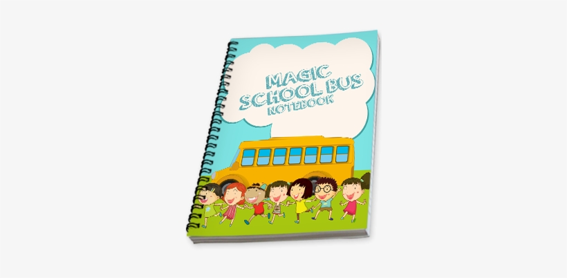 Effit Magic School Bus Notebook - Cartoon, transparent png