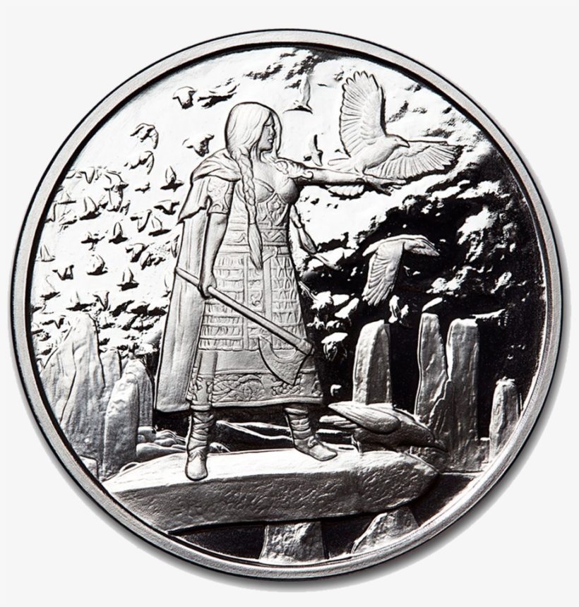 Morrigan 1oz Silver Proof Round - Coin, transparent png