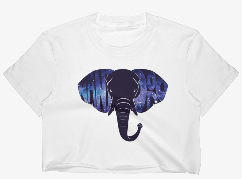Women's Crop Top With Nani And Dodo Elephant - Crop Top, transparent png