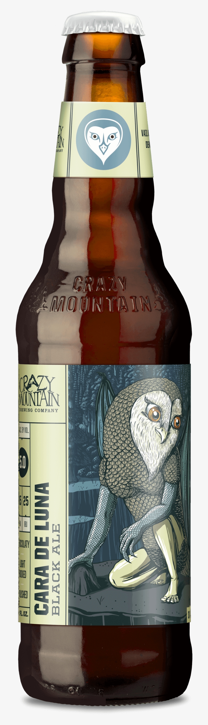 Crazy Mountain Cara De Luna Ale, transparent png