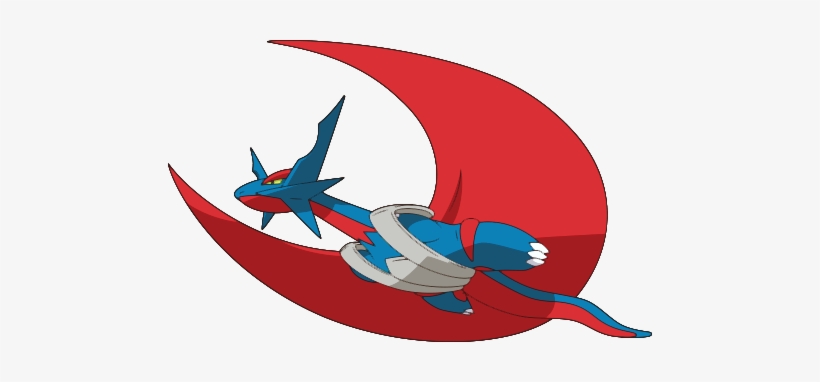 Look I'm Not Saying Devilman Is A Shiny Mega Salamence - Mega Salamence Anime Xy Png, transparent png