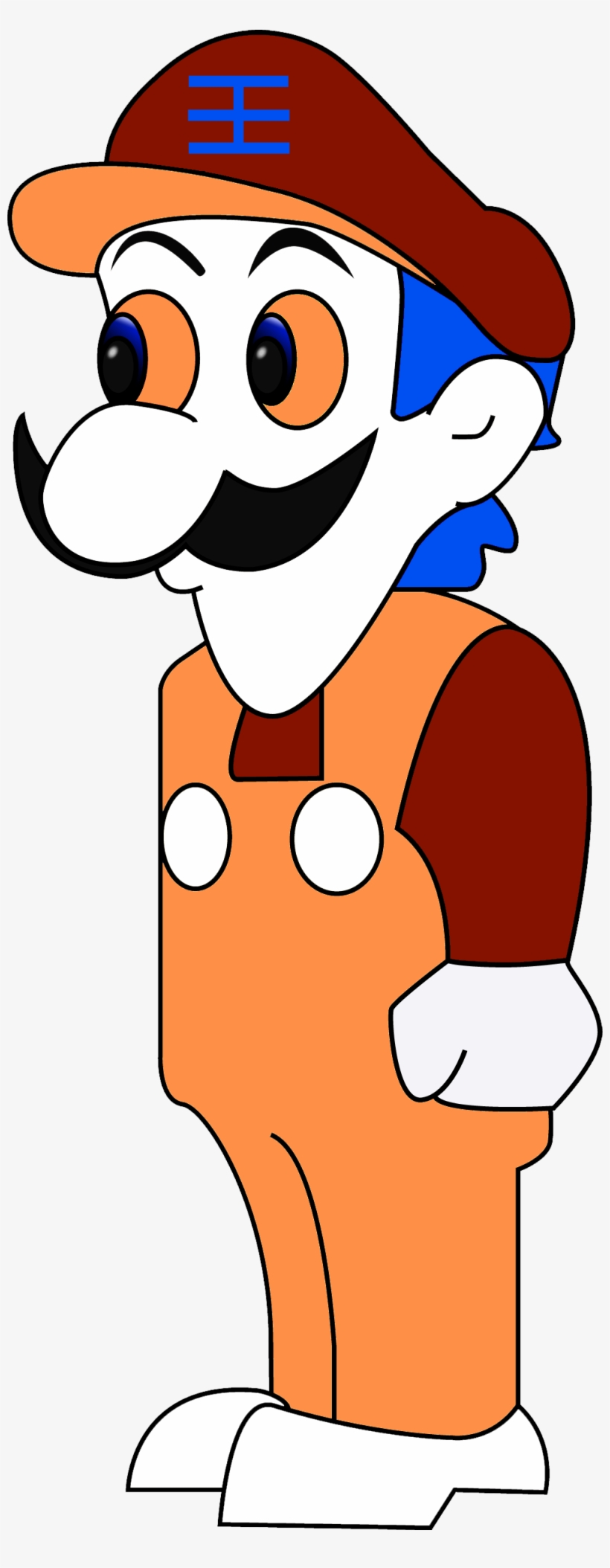 Mario Nose Clip Art - Weegee Stare, transparent png