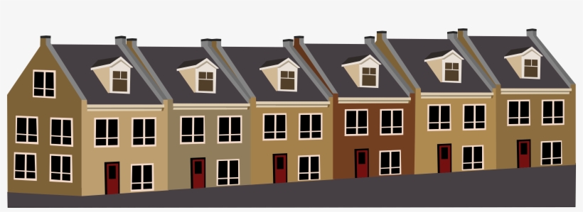 This Free Icons Png Design Of Tarraced Houses, transparent png
