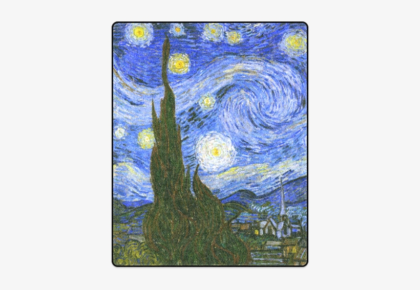 Van Gogh Starry Night, transparent png