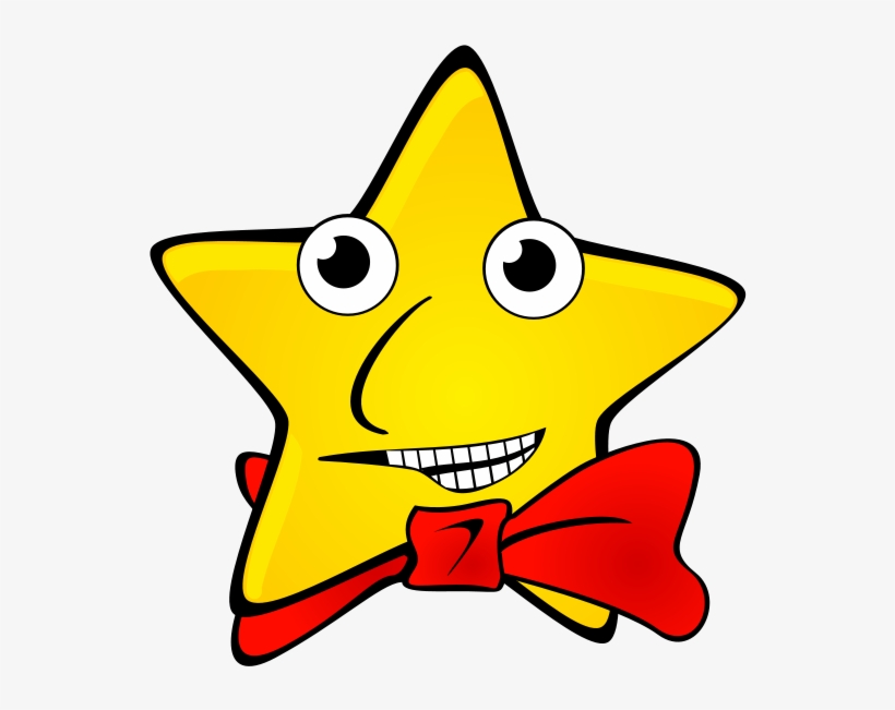 Yellow Star With Red Bow 1 25 Magnet, transparent png