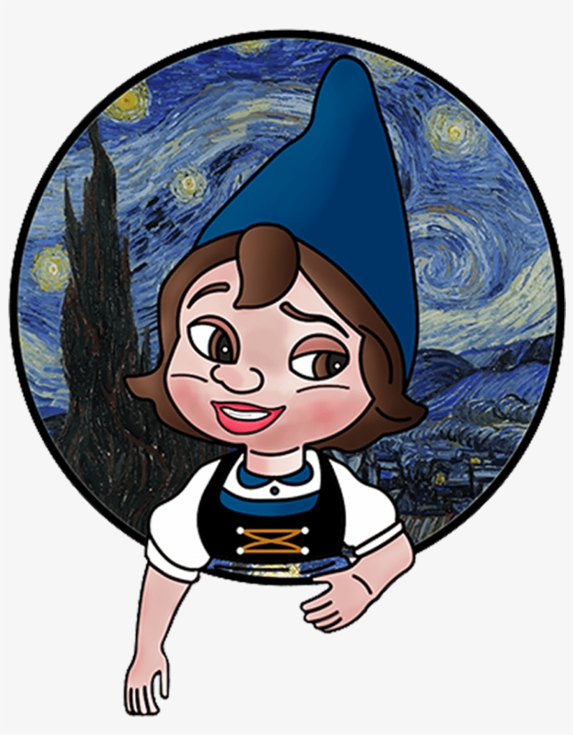 Starry Night Elf - Starry Night: Vincent Van Gogh Diary / Notebook / Journal, transparent png