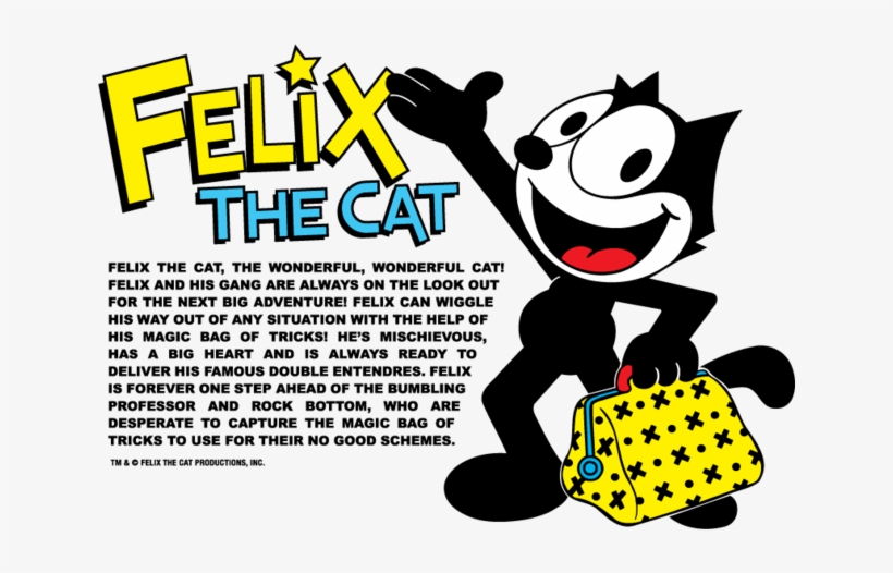 Felix Description Official - Felix The Cat With Bag, transparent png