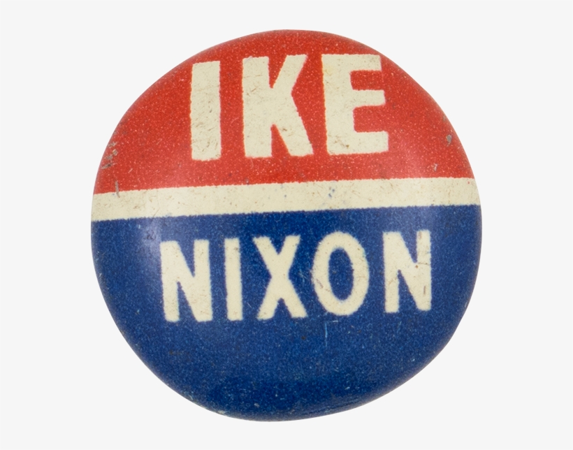 Ike Nixon - Campaign Button, transparent png