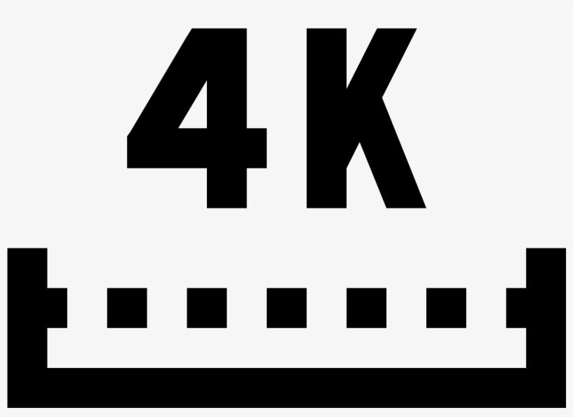 This Is A Square, With The Top And Bottom Lined With - 4k Icon, transparent png