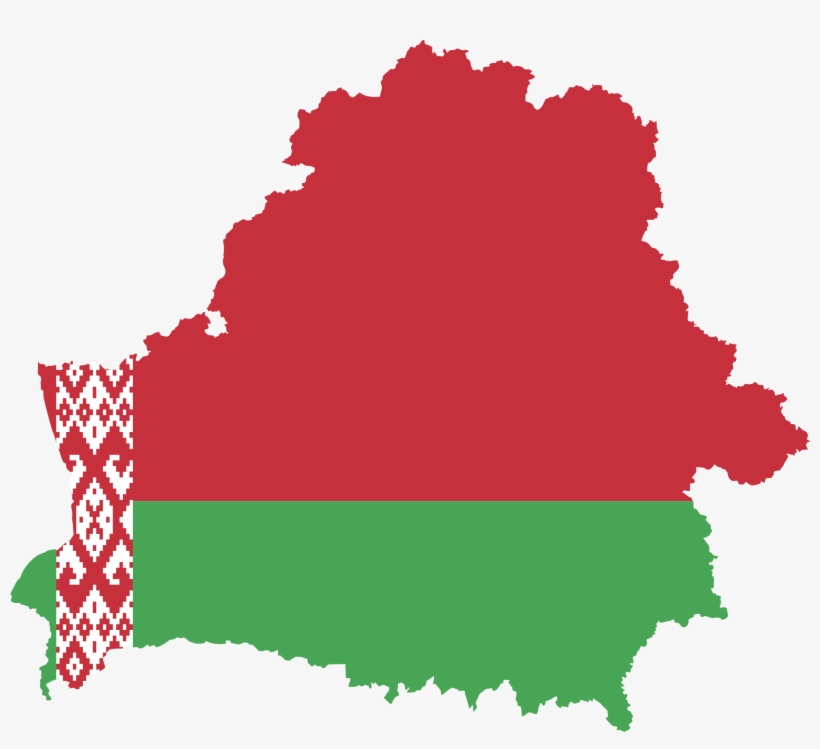In Between A Rock And A Hard Place - Belarus Flag Map, transparent png