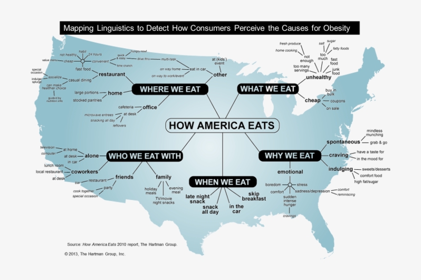 Language Map How America Eats 700 - Salem Massachusetts On A Map, transparent png
