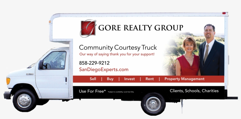 Gore Realty Group Moving Truck - Commercial Vehicle, transparent png