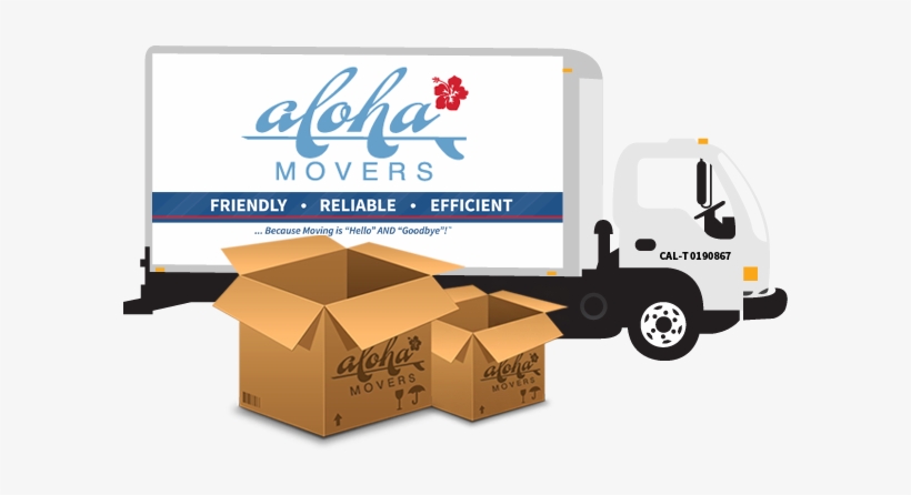 Aloha Moving Truck - Moving Company Logo Png, transparent png