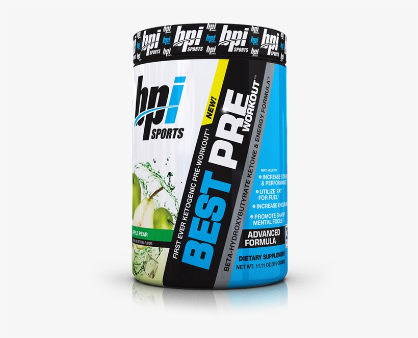 Bpi Sports Best Pre Workout - 30 Servings Blue Lemon, transparent png